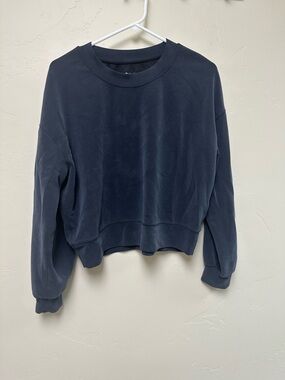 Everyday lululemon Boxy Crewneck Sweatshirt -black